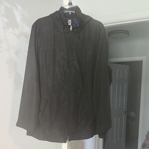 Tail Black Utility Jacket Lightweight Matte Finish